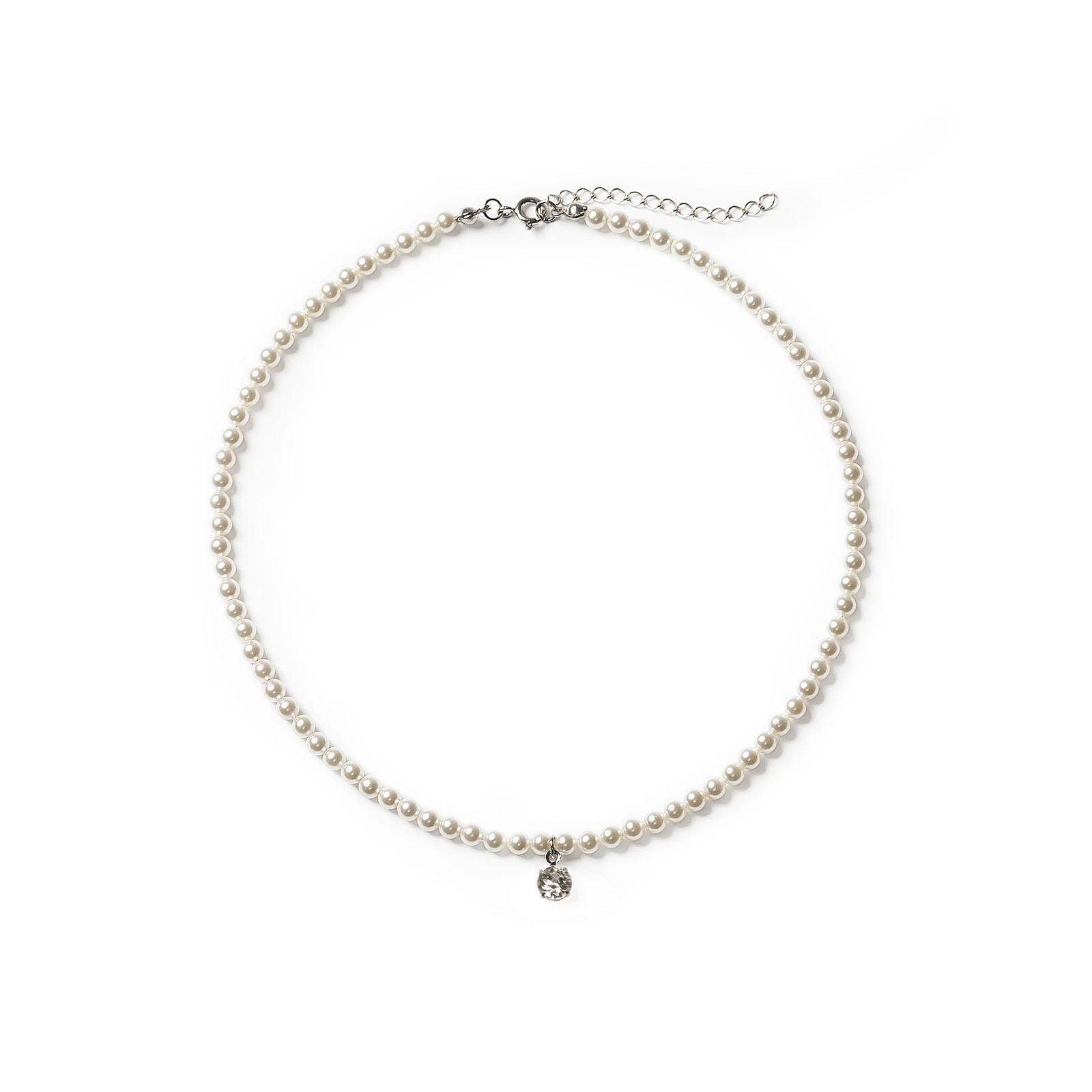 Чокер с подвеской Crystal "White"